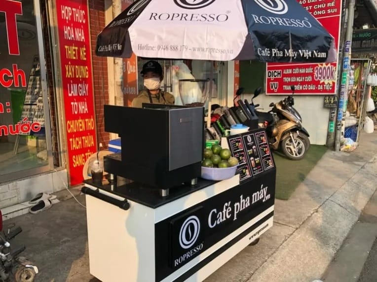 nhượng quyền cafe take away