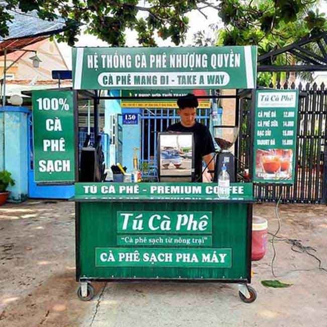 nhượng quyền cafe take away