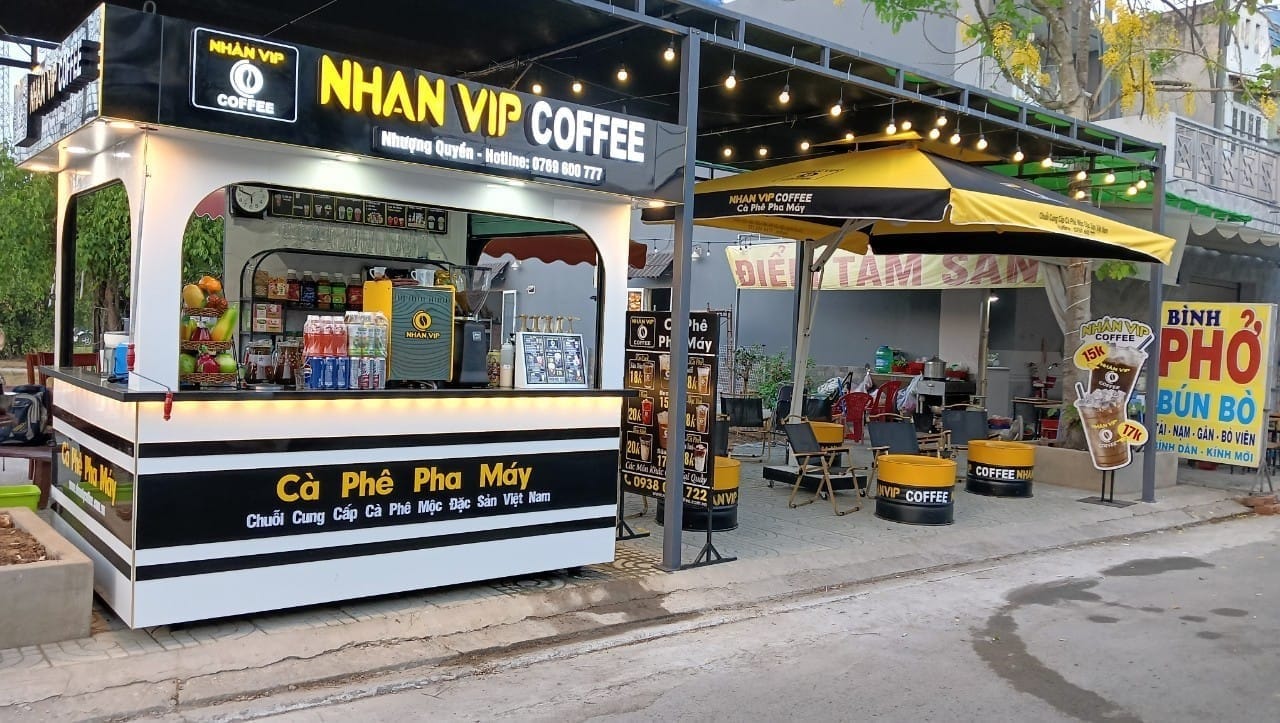 nhượng quyền cafe take away