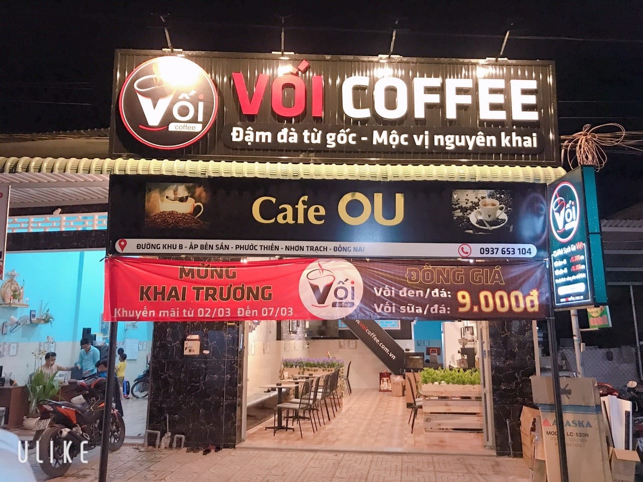 nhượng quyền cafe take away