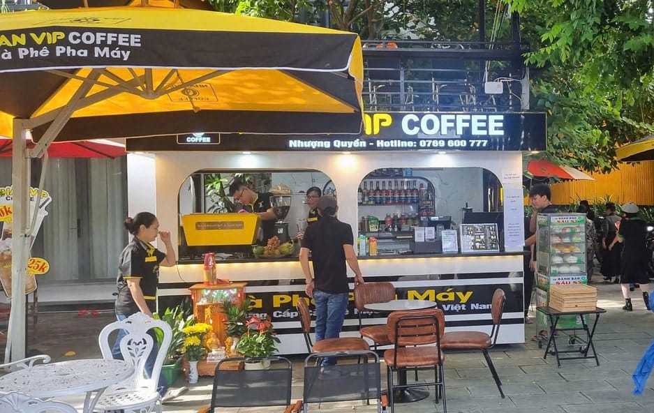 nhượng quyền cafe kiot