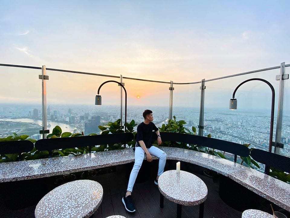quán cà phê sân thượng