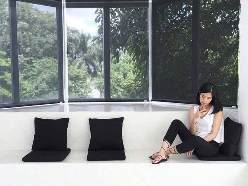 cà phê giường nằm